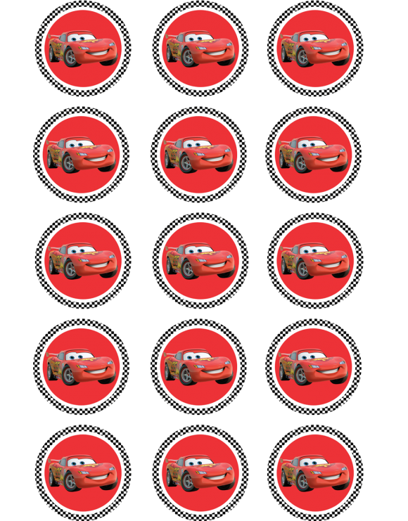 Papel de azucar nuevo Cars 5