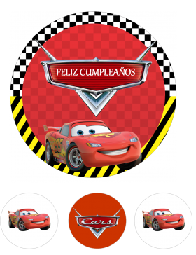 Papel de azucar nuevo Cars 7 tarta