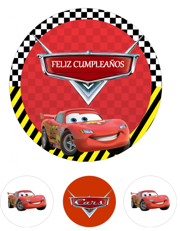 Papel de azucar nuevo Cars7 tarta