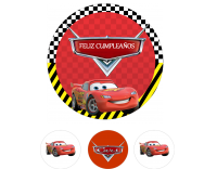 Papel de azucar nuevo Cars7 tarta
