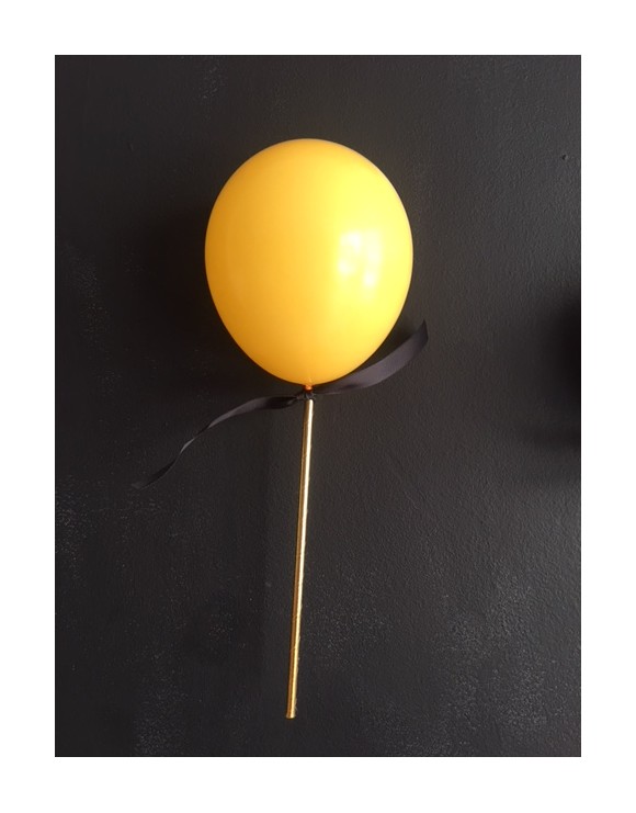 Topper Globo Mini 11 Morado con lazo