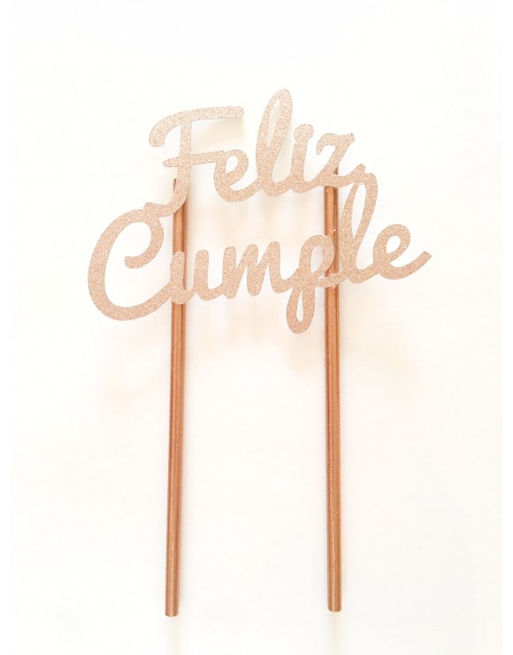 Topper Feliz Cumple Macarena