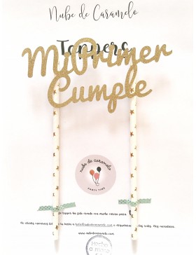 Topper Mi Primer Cumple