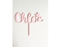 Topper metacrilato 1 líneas