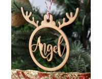 Bola de Navidad Reno personalizada