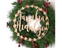 Corona personalizada Navidad