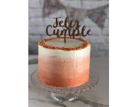 Topper madera Feliz Cumple