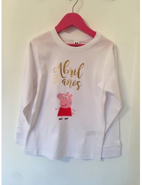 Camiseta personalizada manga larga