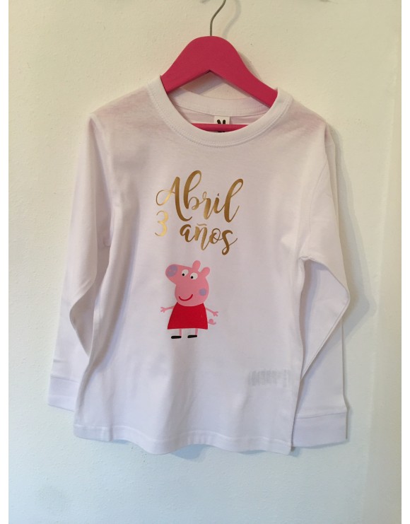 Camiseta personalizada manga larga