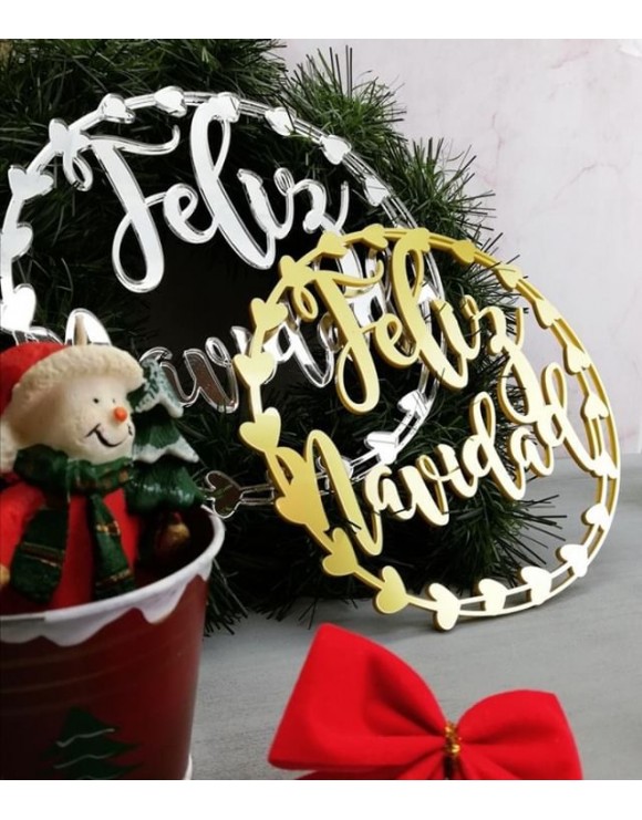 Corona Feliz Navidad