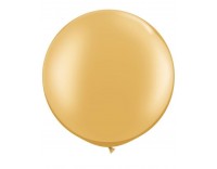 Globo redondo color dorado