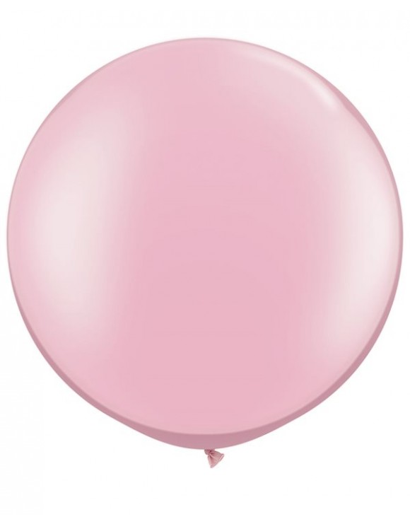 Globo redondo color rosa Pearl Pink