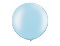 Globo redondo color azul Pearl Light Blue