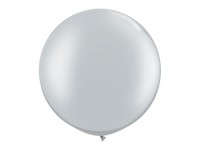 Globo redondo color plata