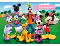 Papel de azucar Mickey y Minnie tarta personalizada