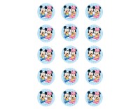 Papel Mickey y minnie baby