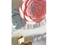 Flor de papel gigante 1