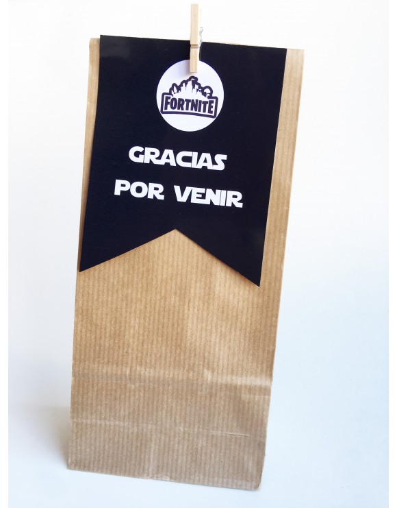 Bolsita de plástico para chuches Fortnite