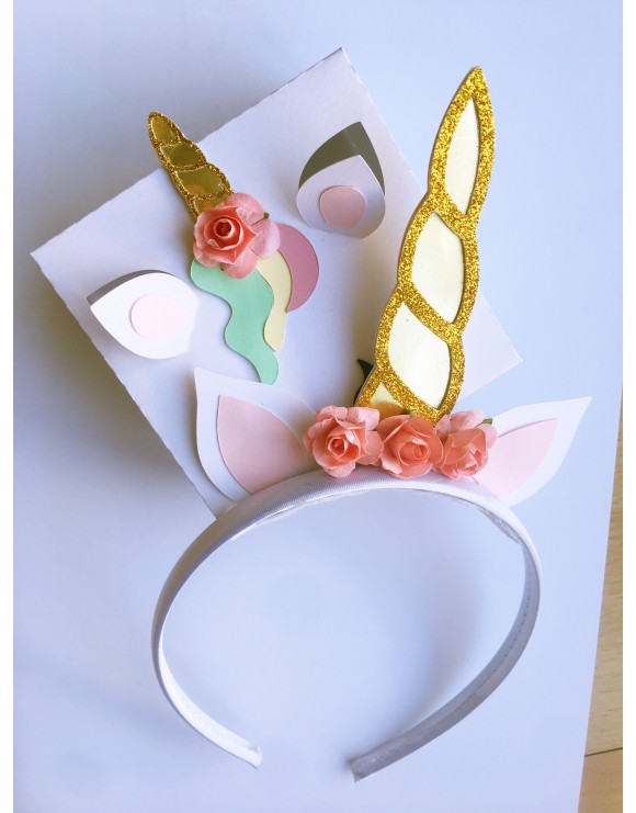Cajita y diadema unicornio 1