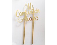 Topper Mi comunión + nombre