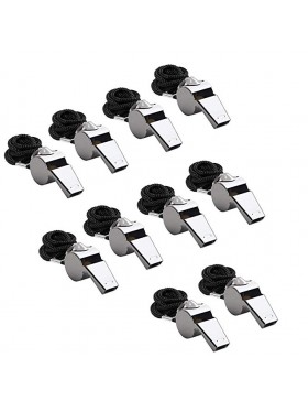 Silbato con cordón acero inoxidable