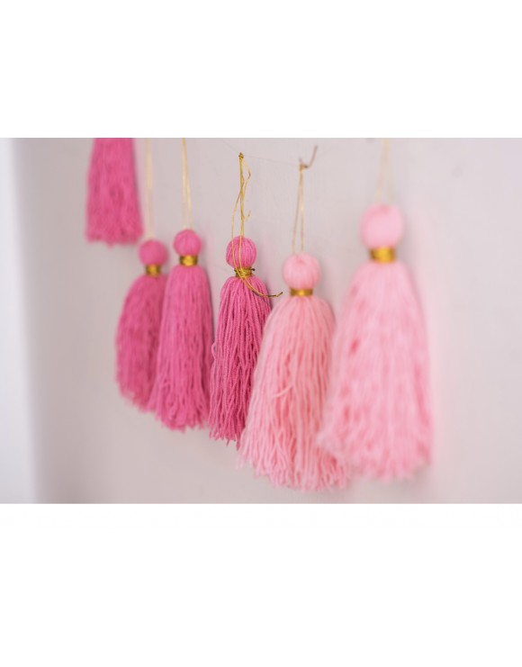 Guirnalda de tassels de lana