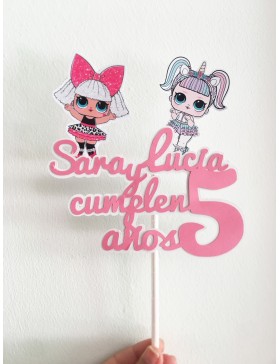 Topper Kit muñecas LOL doble