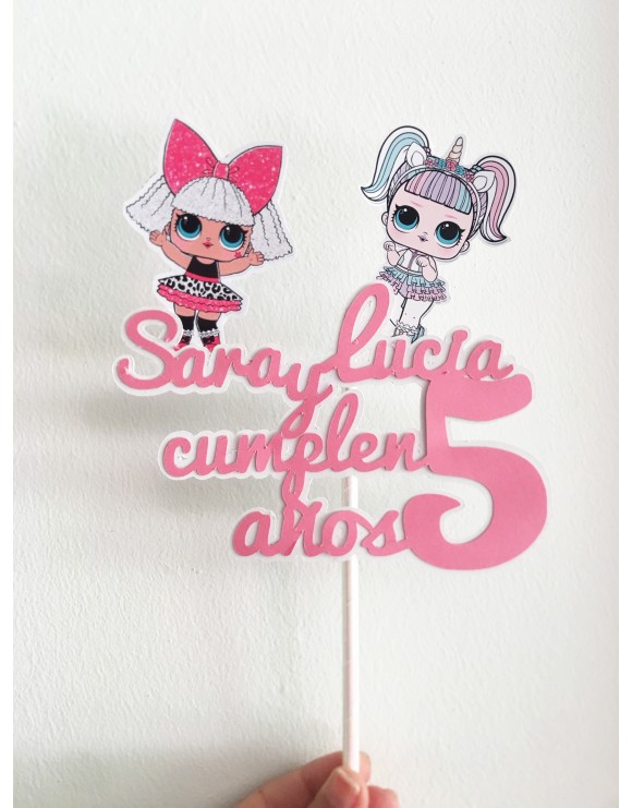 Topper Kit muñecas LOL doble