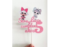 Topper Kit muñecas LOL doble