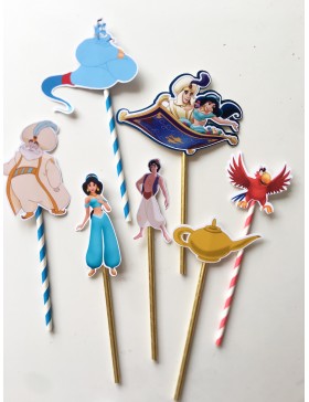 Topper kit Aladdin y Jasmine