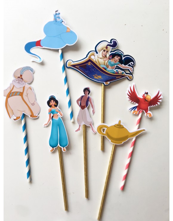 Topper kit Aladdin y Jasmine