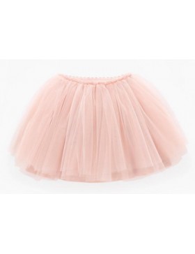 Falda de tul color melocotón