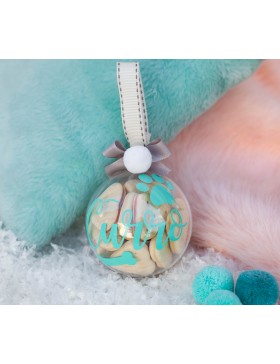 Bola de Navidad mascota mint