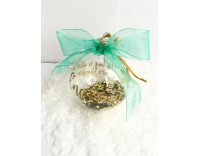 Bola de Navidad personalizada con mensaje