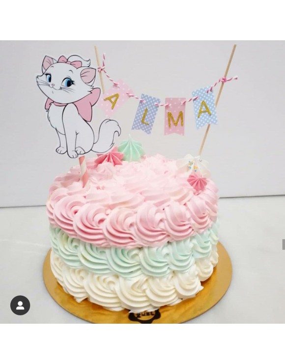 Topper mini guirnalda + figura