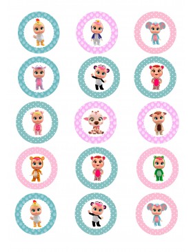 Papel de azúcar bebés llorones