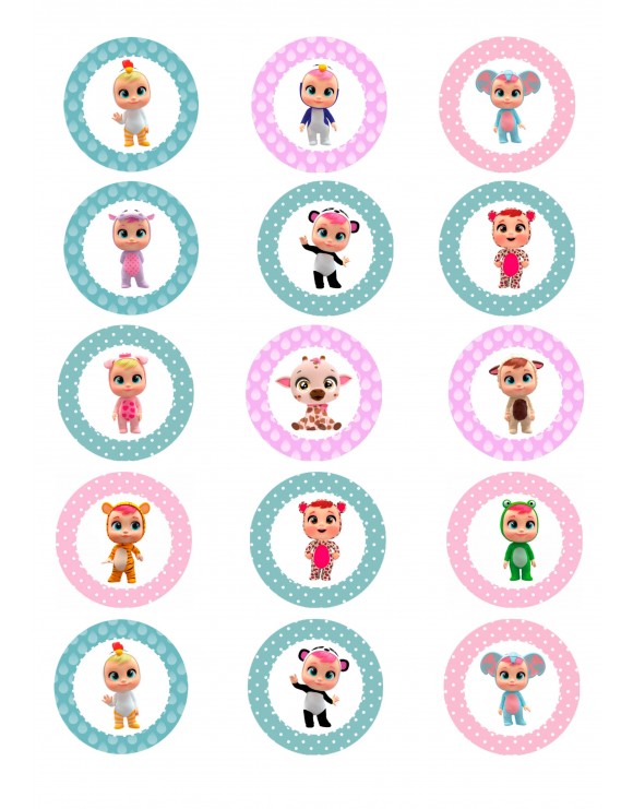 Papel de azúcar bebés llorones