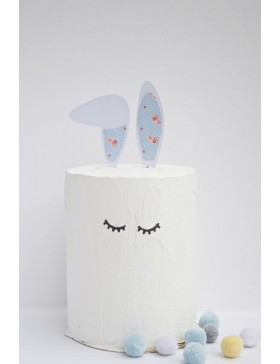 Topper Conejo Celeste Modelo 1