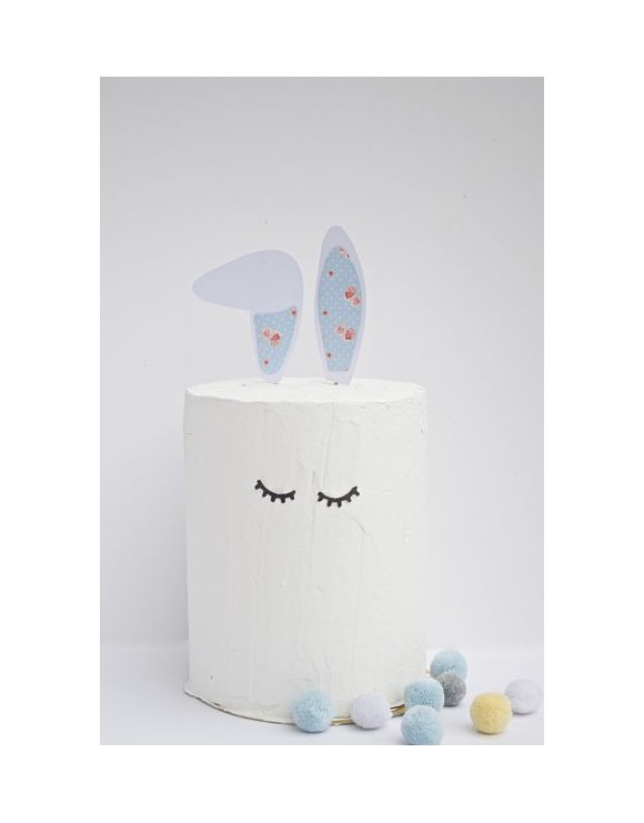 Topper Conejo Celeste Modelo 1