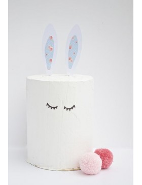 Topper Conejo Celeste Modelo 2