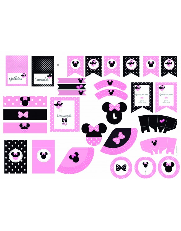 Kit de fiesta Minnie Mouse