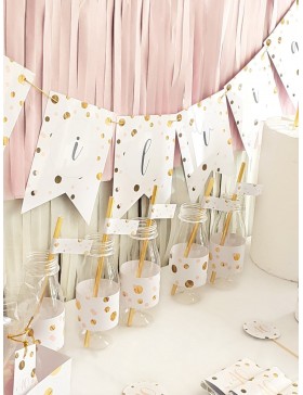 Kit de Fiesta Confetti Gold&Pink Montado