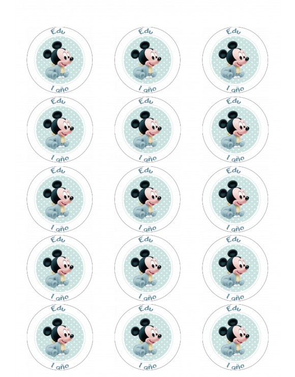 Papel Mickey baby