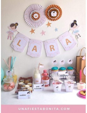 Kit de Fiesta Ballerina Dance IMPRESO