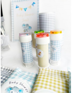 Kit de Fiesta Elefante Baby Azul Montado