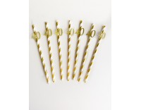 Pajitas personalizadas con número