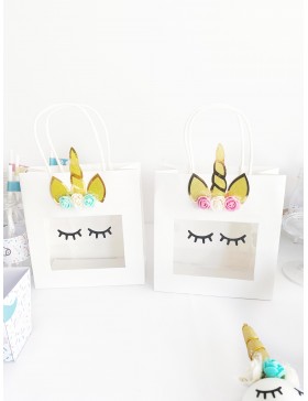 Bolsa unicornio decorada