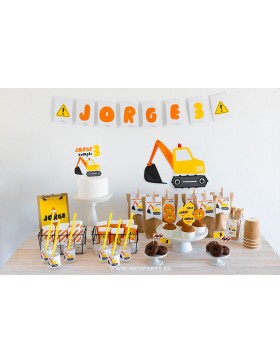 Kit de Fiesta Construcción Montado