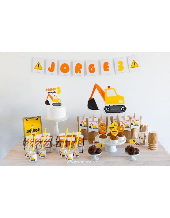 Kit de Fiesta Construcción Montado