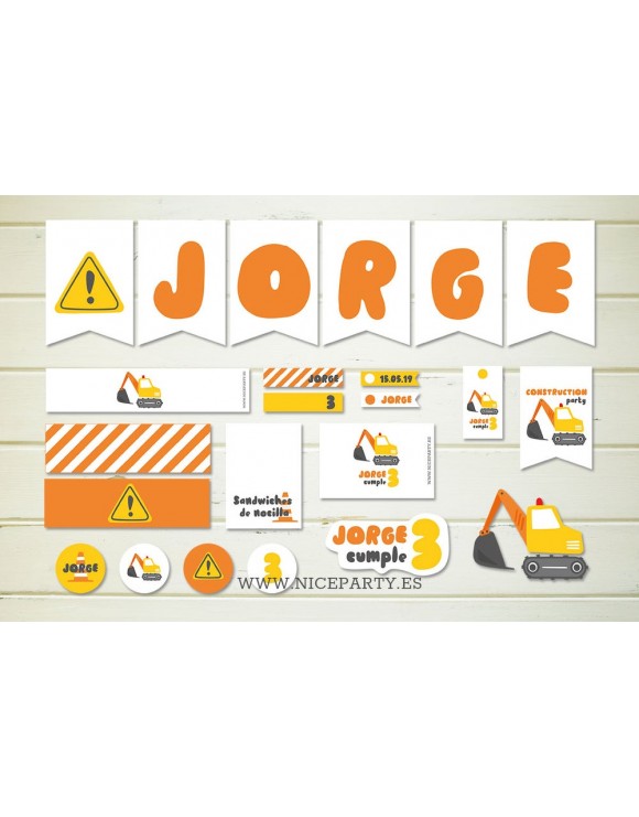 Kit de Fiesta Construcción